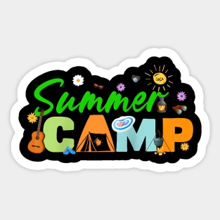 Summer Vacation Family 2025 Cousin Camp Making Memories Raglan Sticker